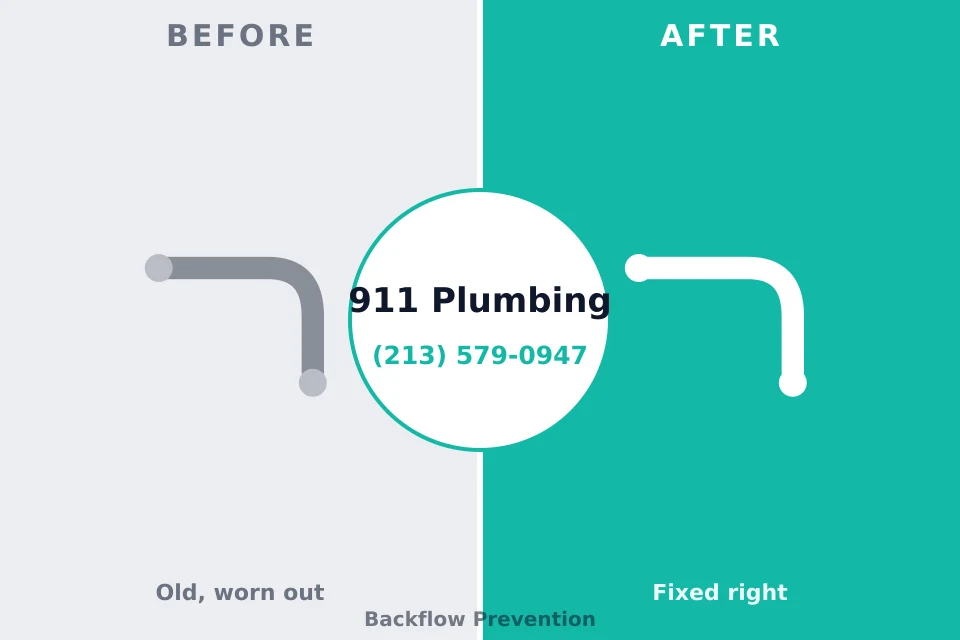 Before and after: plumbing company Lagrange, IN
